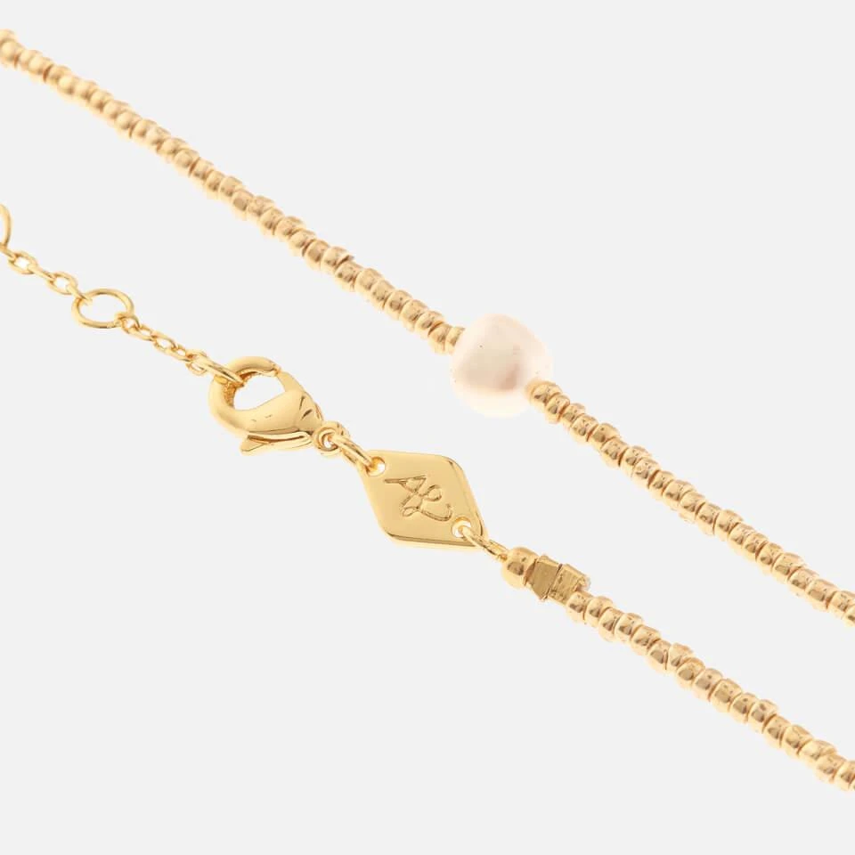 商品Anni Lu|Anni Lu Pearly Gold-Tone Bracelet,价格¥409,第2张图片详细描述