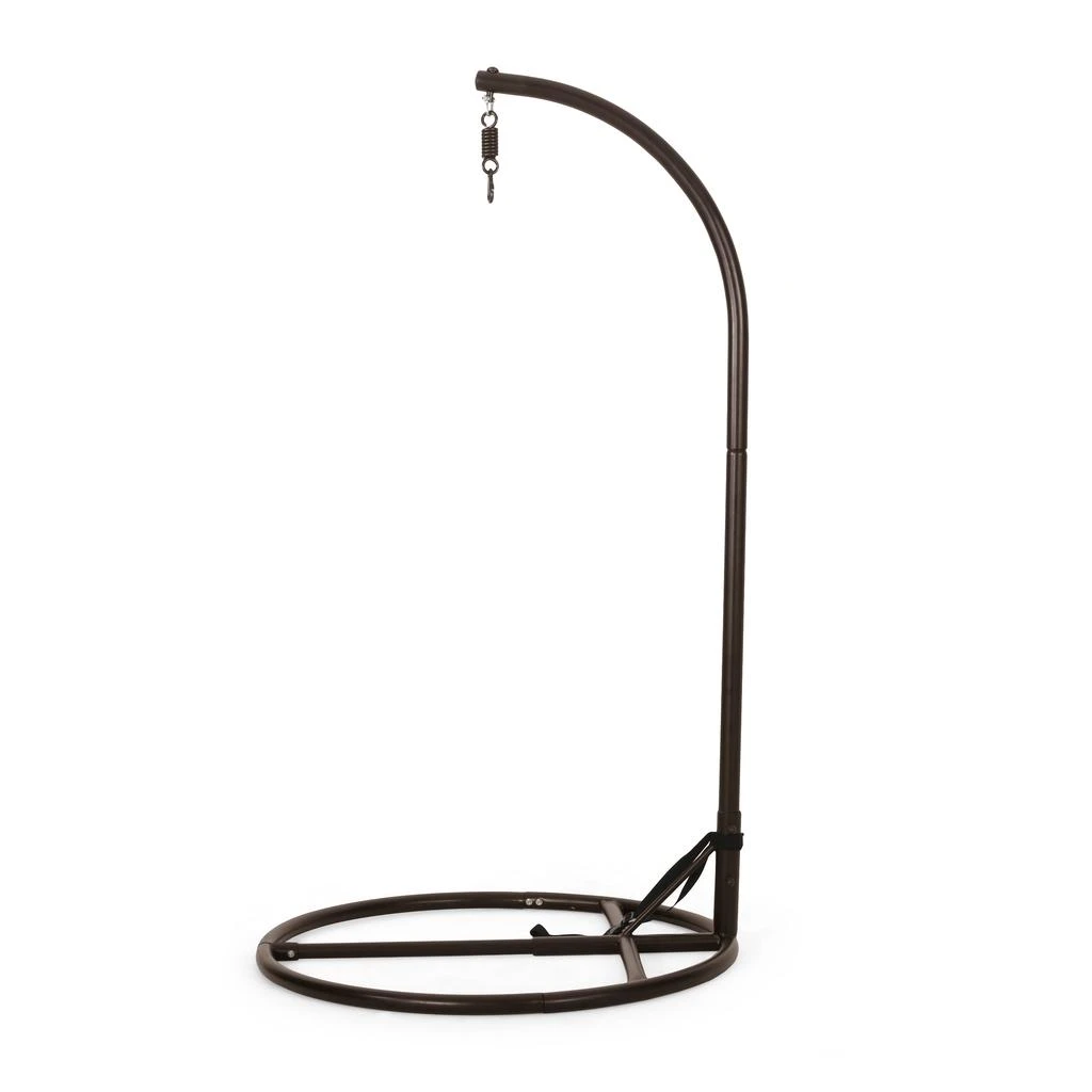商品Streamdale Furniture|Streamdale Free-Standing Iron Hammock Chair Stand for Indoor-Outdoor Use,价格¥3183,第3张图片详细描述