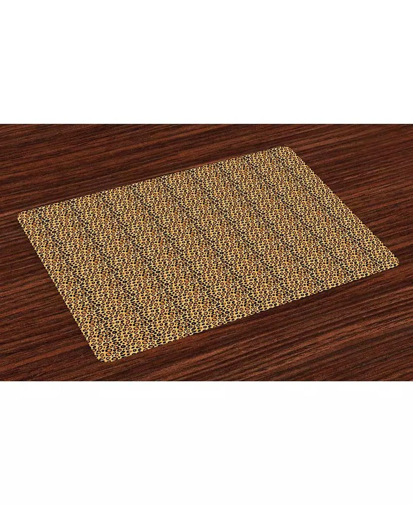 商品Ambesonne|Leopard Print Place Mats, Set of 4,价格¥256,第1张图片