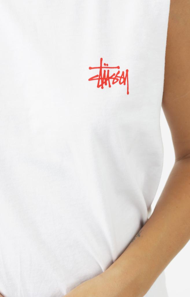 Basic Stussy Raw Muscle Tee - White商品第4张图片规格展示