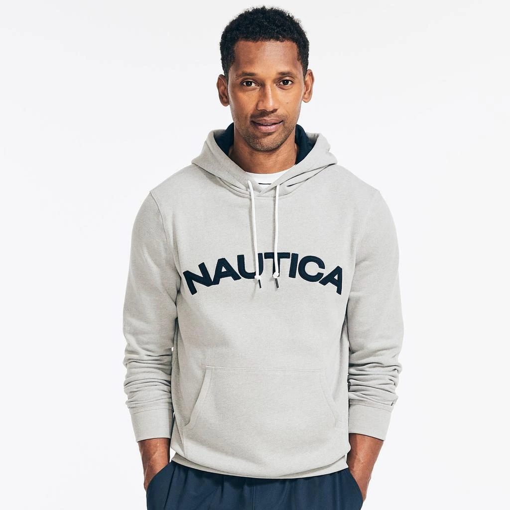 商品Nautica|男士抓绒连帽套头卫衣,价格¥150,第1张图片