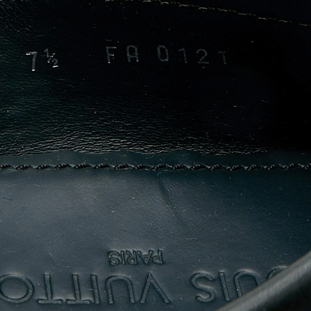 Louis Vuitton Dark Green Leather Monte Carlo Slip On Loafers Size 41.5 商品