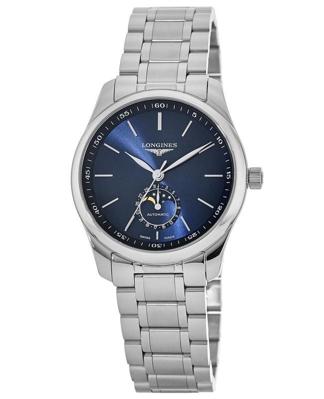 Longines Master Collection Blue Dial Moon Phase Stainless Steel Men's Watch L2.909.4.92.6商品第1张图片规格展示