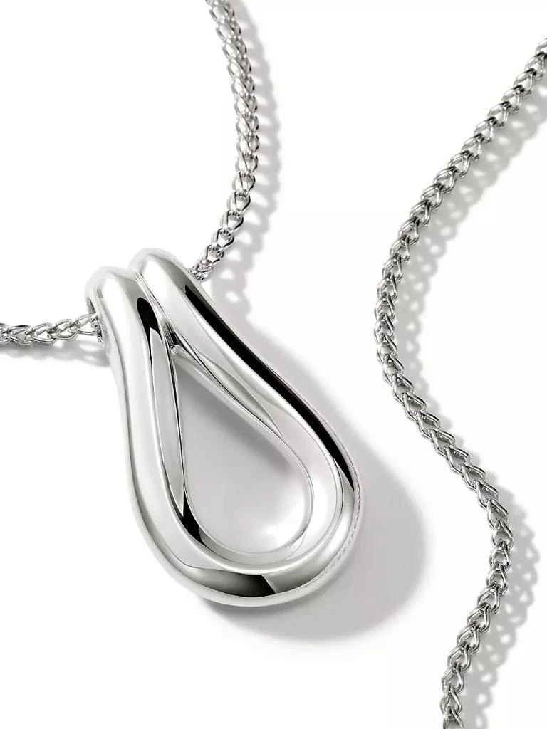 商品John Hardy|Surf Sterling Silver Etruscan Chain Long Pendant Necklace,价格¥5208,第4张图片详细描述