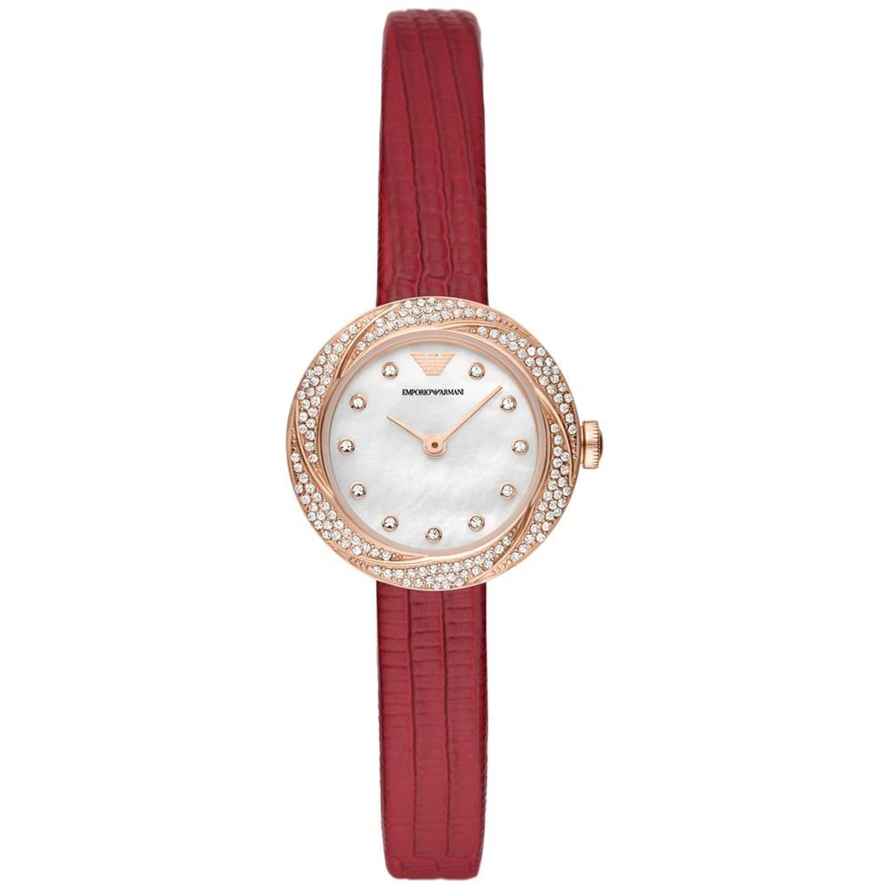 商品Emporio Armani|Women's Rosa Rose Gold-Tone Stainless Steel Strap Watch 26mm,价格¥1834,第1张图片