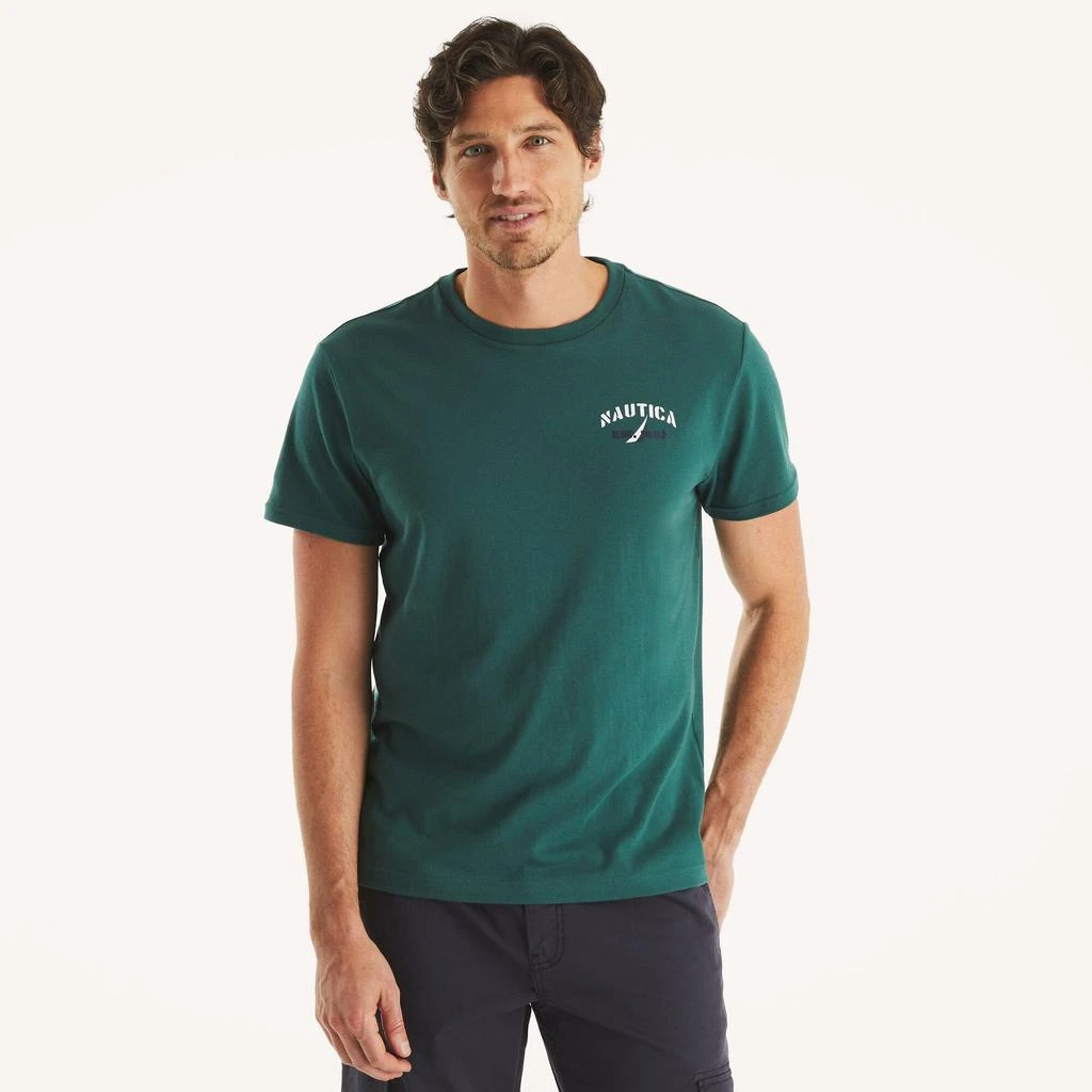 商品Nautica|Mens Yacht Racing Graphic T-Shirt,价格¥83,第1张图片