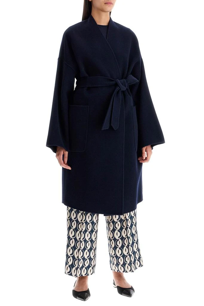 商品Weekend Max Mara|eris midi wrap coat with robe,价格¥2115,第2张图片详细描述