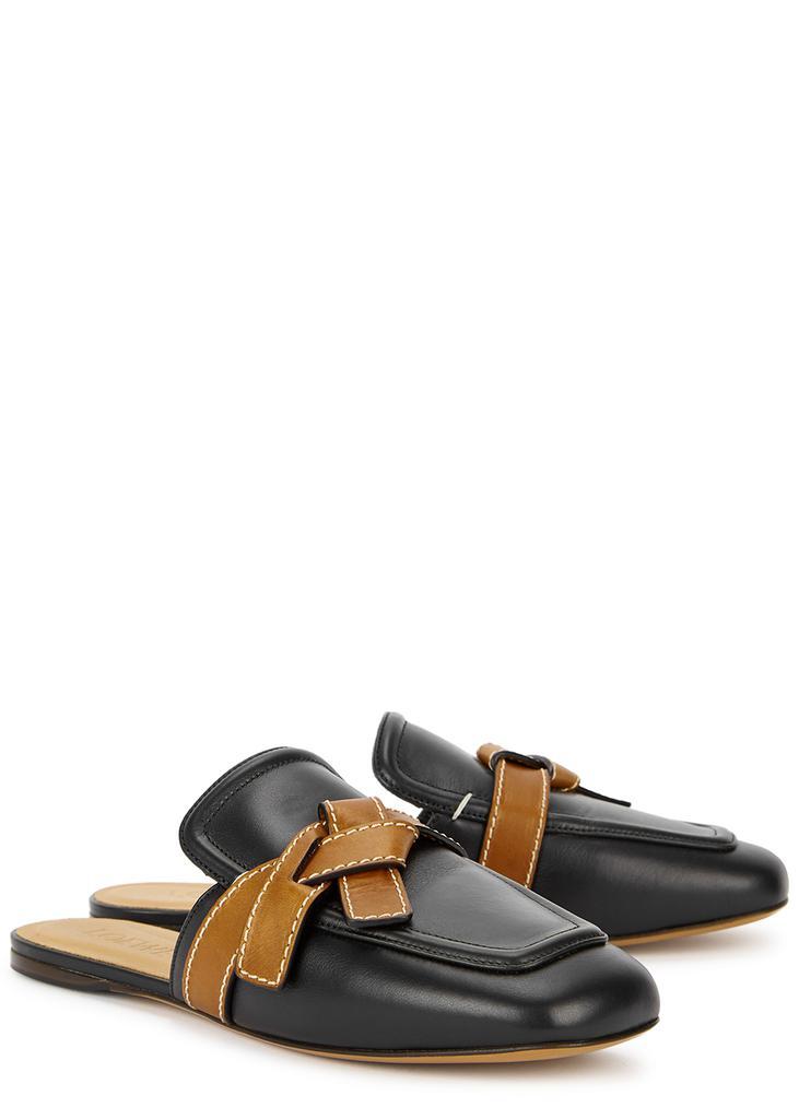 商品Loewe|Gate black leather mules,价格¥4548,第4张图片详细描述