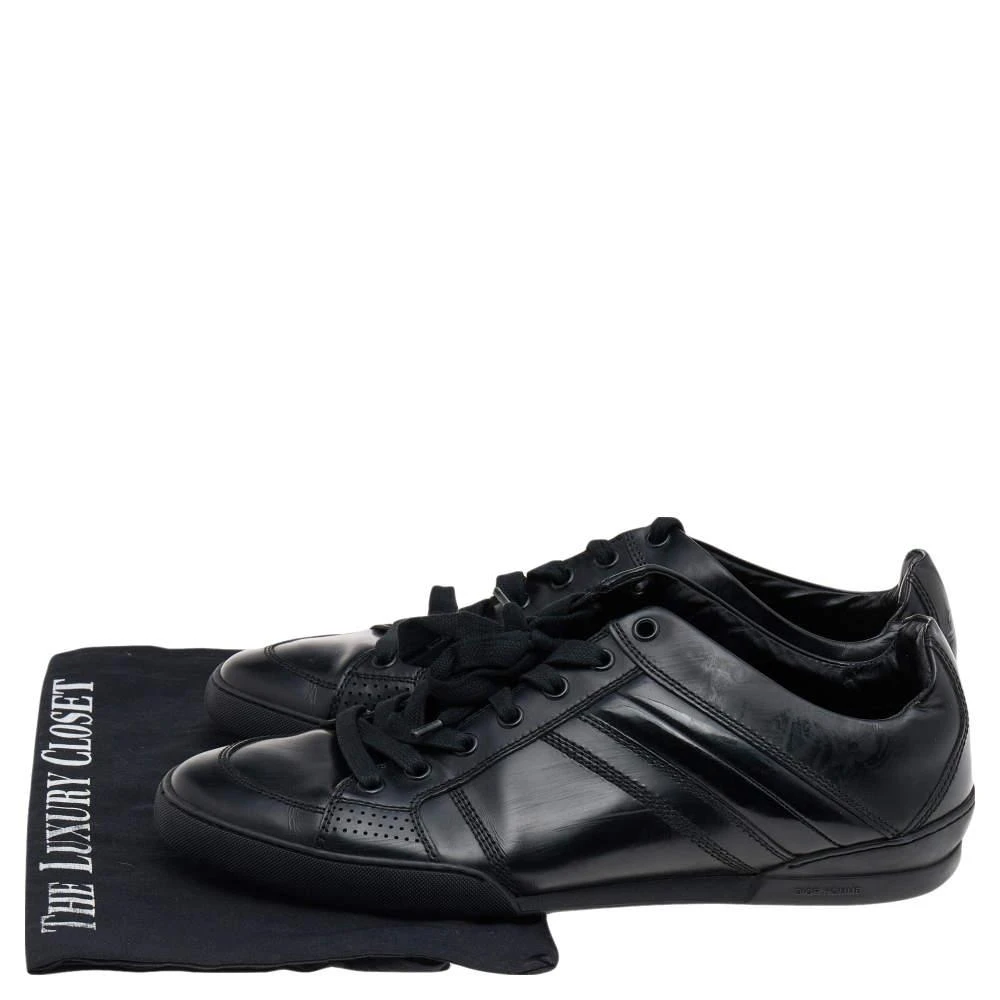 Dior Homme Black Patent and Leather Low Top Sneakers Size 39.5 商品