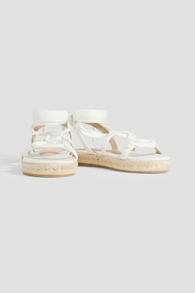 商品Stuart Weitzman|Altdup canvas espadrille sandals,价格¥1312,第2张图片详细描述