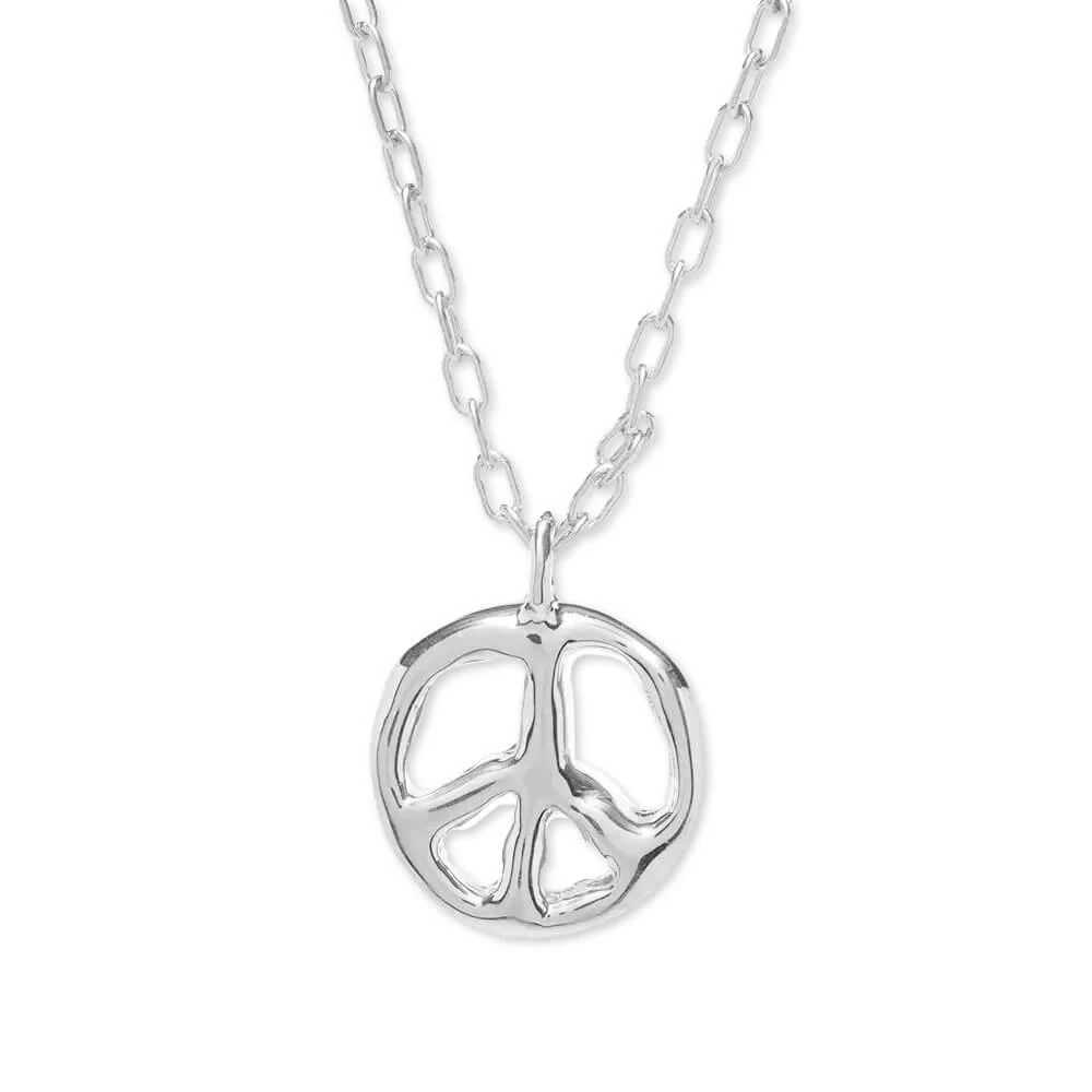 商品Ambush|Peace Charm Necklace - Silver,价格¥3248,第2张图片详细描述