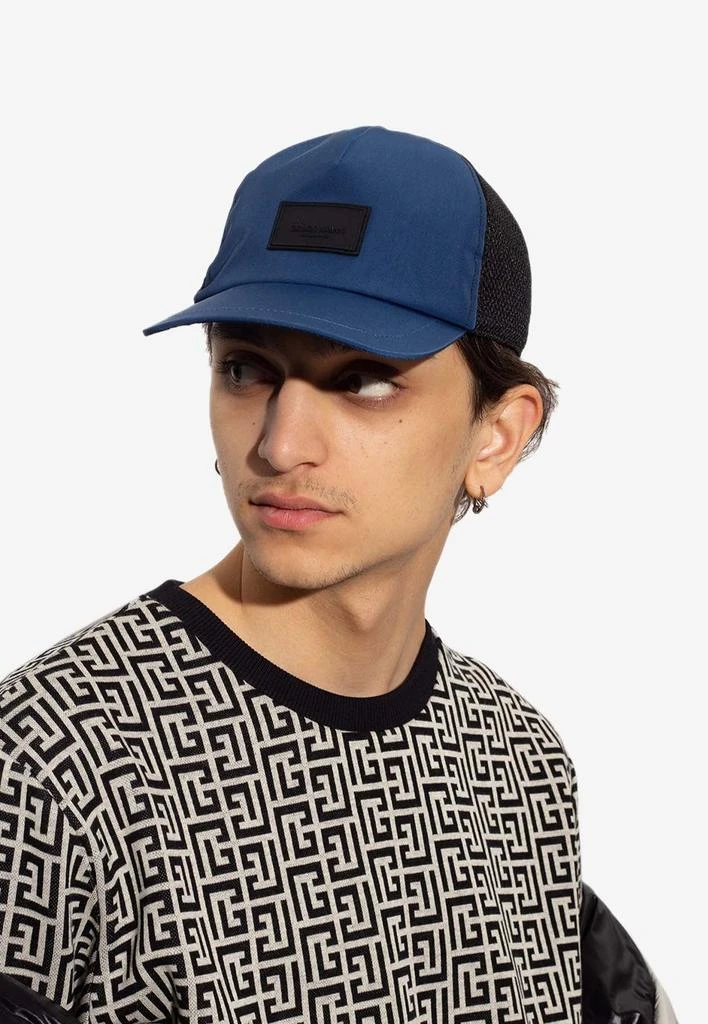 商品Giorgio Armani|Logo-Patch Mesh Baseball Cap,价格¥2103,第2张图片详细描述