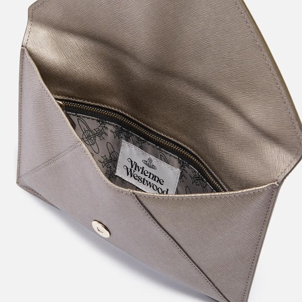 商品Vivienne Westwood|Vivienne Westwood Saffiano Leather Envelope Clutch,价格¥1481,第7张图片详细描述