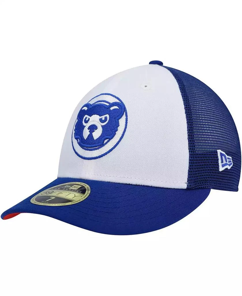 商品New Era|Men's White, Royal Chicago Cubs 2023 On-Field Batting Practice Low Profile 59FIFTY Fitted Hat,价格¥329,第1张图片