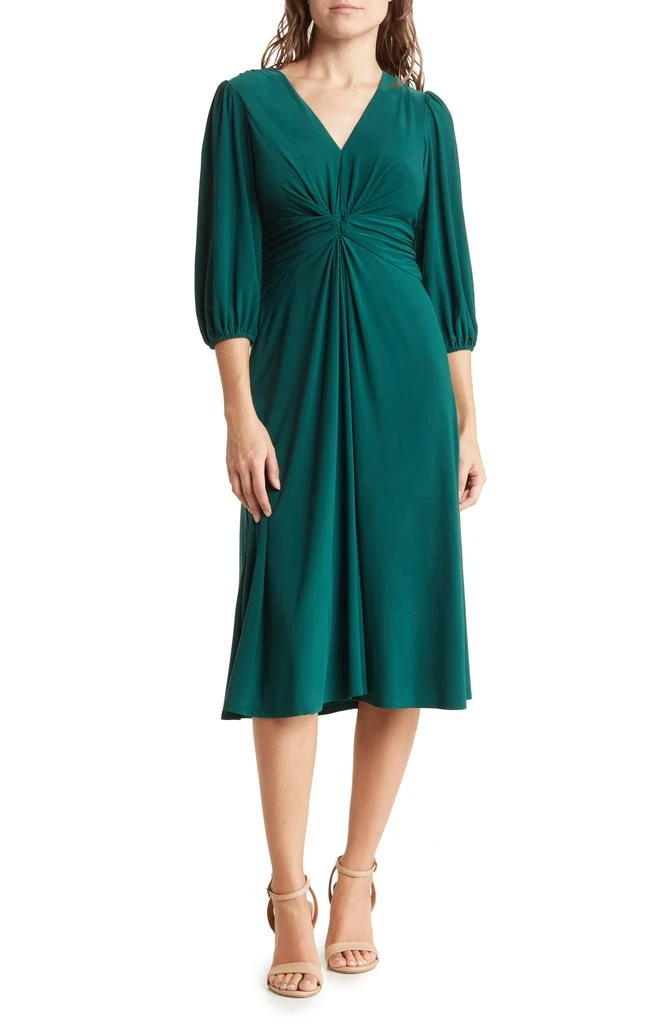 商品Vince Camuto|Twist Front Long Sleeve Midi Dress,价格¥368,第1张图片