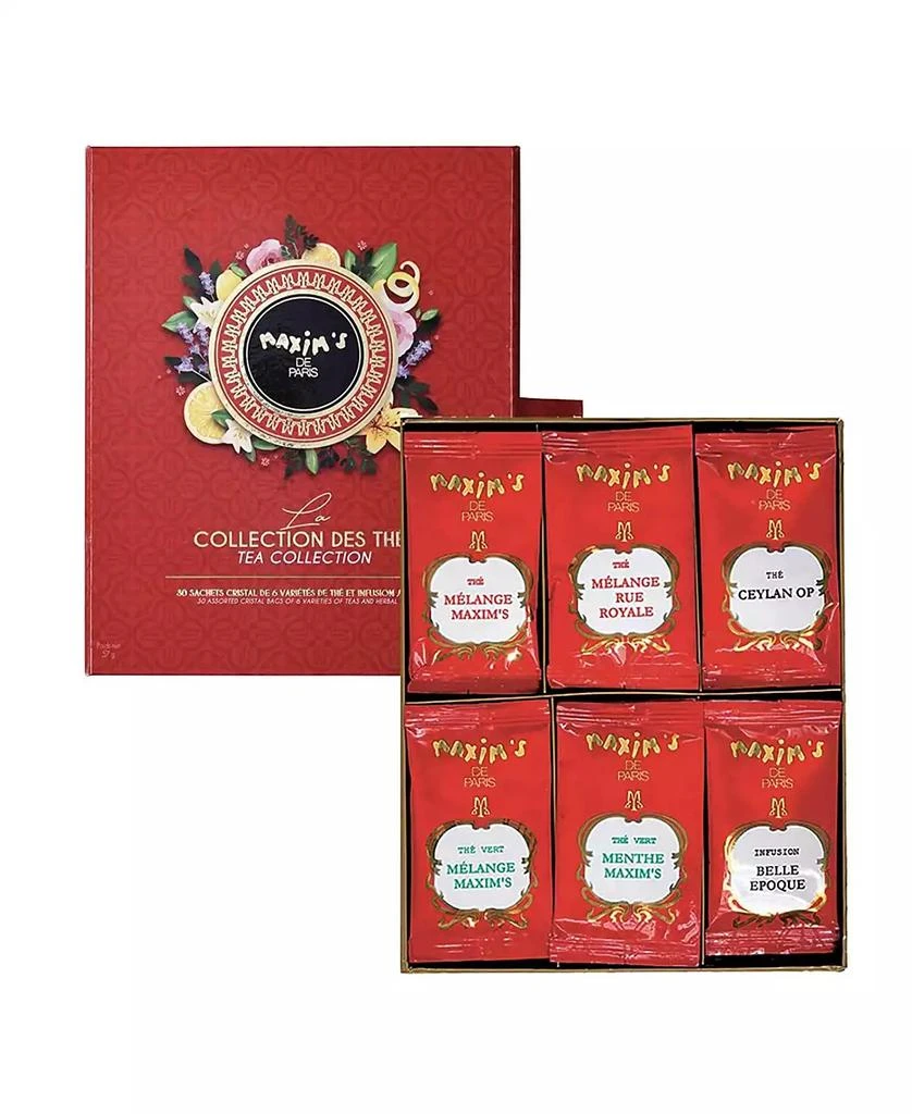 商品Maxim's De Paris|Gift Box Tea Sampler Assortment of 6 Gourmet Teas,价格¥264,第1张图片