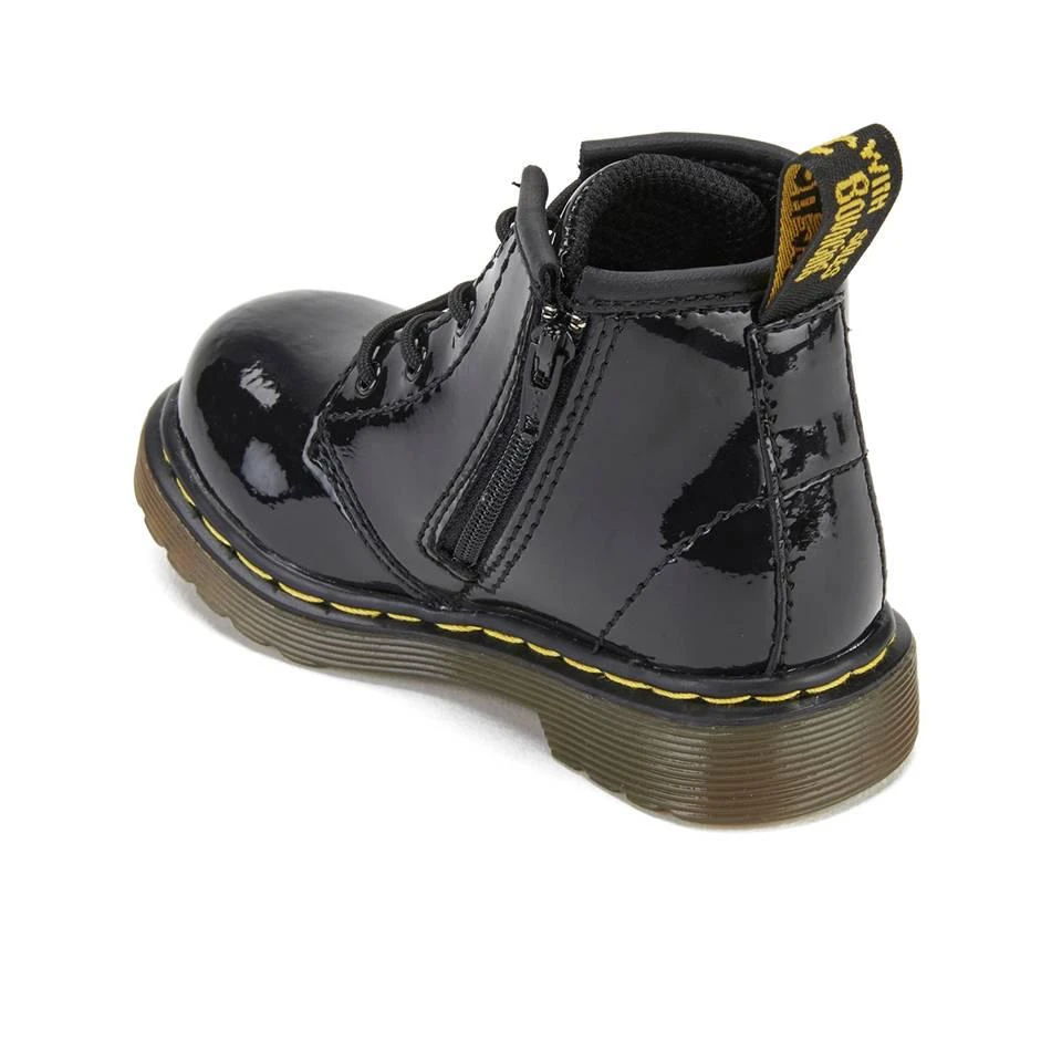 商品Dr. Martens|Dr. Martens Toddlers' 1460 I Patent Lamper Lace Up Boots - Black,价格¥347,第4张图片详细描述