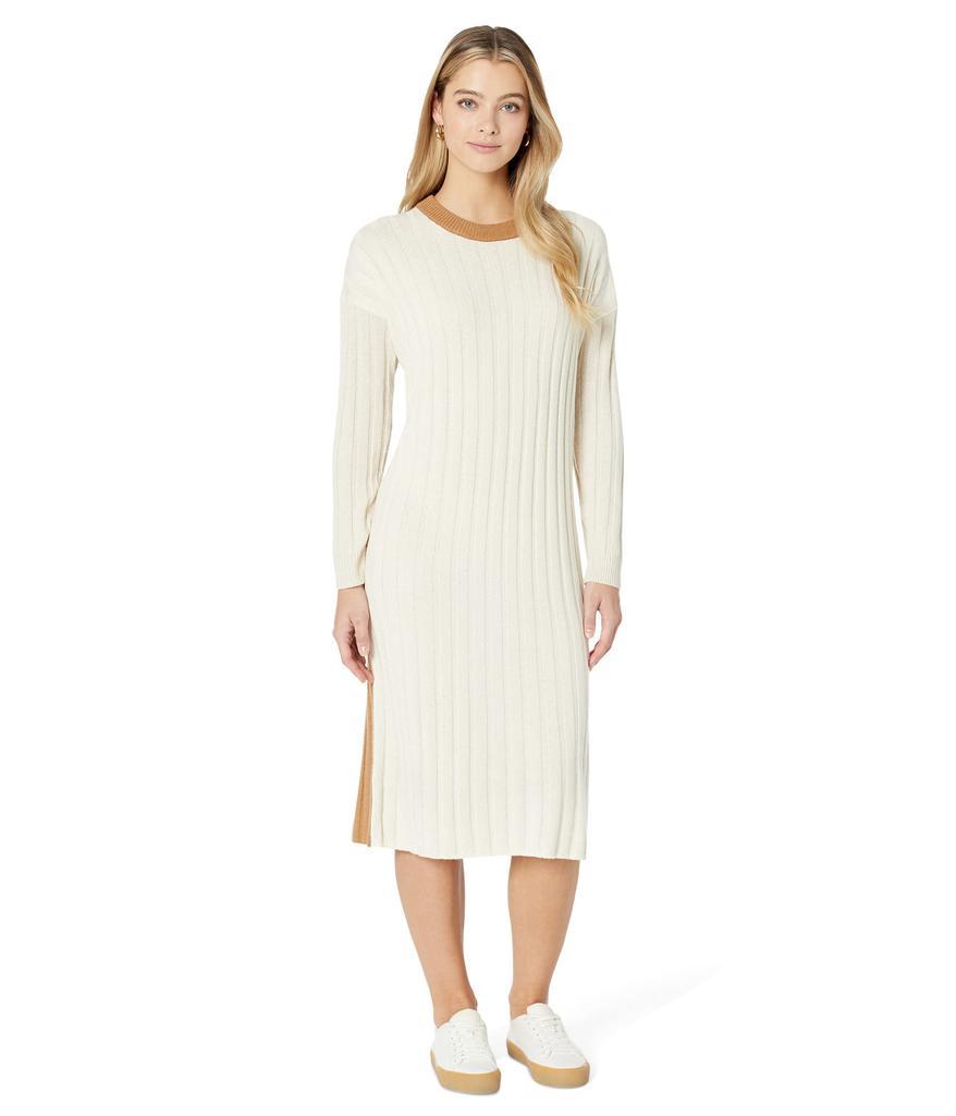 商品Madewell|(Re)sourced Ribbed Midi Sweater Dress,价格¥953,第1张图片