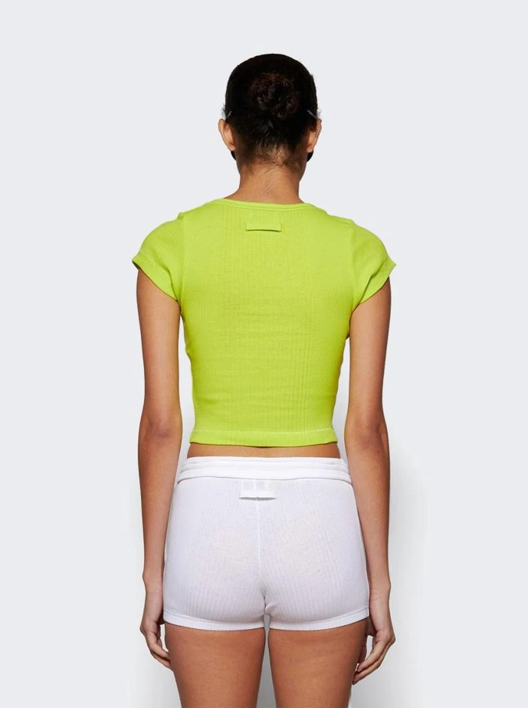 商品Jean Paul Gaultier|Cropped Patch T-Shirt Lime,价格¥1761,第5张图片详细描述