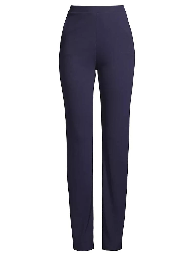 商品Skin|Nakita Ribbed Cotton-Blend Pants,价格¥718,第1张图片