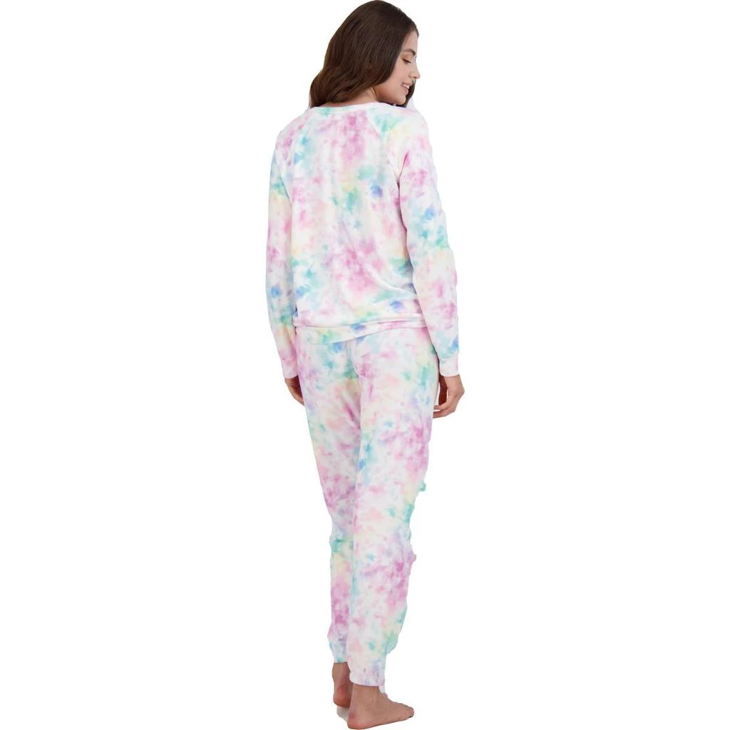 商品P.J. Salvage|PJ Salvage Women's 2 Piece Tie-Dye Print Peachy Jogger and Sweatshirt Lounge Set,价格¥116,第5张图片详细描述