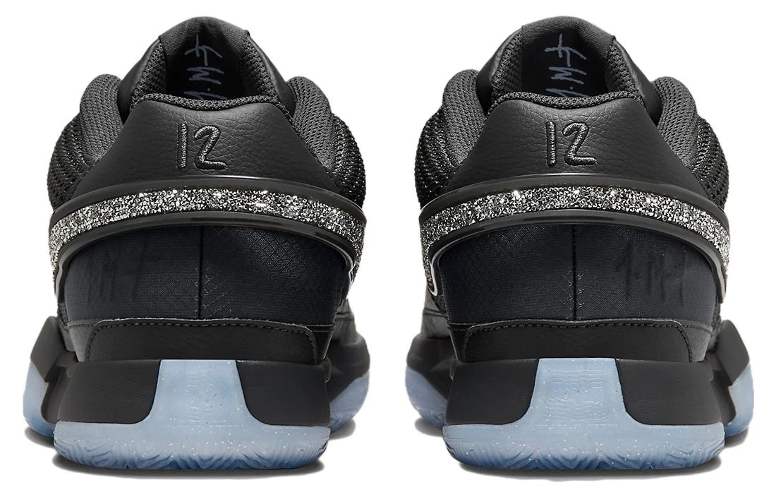 商品[国内直发] NIKE|Ja 1 莫兰特1代 \"12 AM\" 午夜 时尚百搭 防滑耐磨 低帮 实战篮球鞋 男女同款 黑色,价格¥6728,第6张图片详细描述