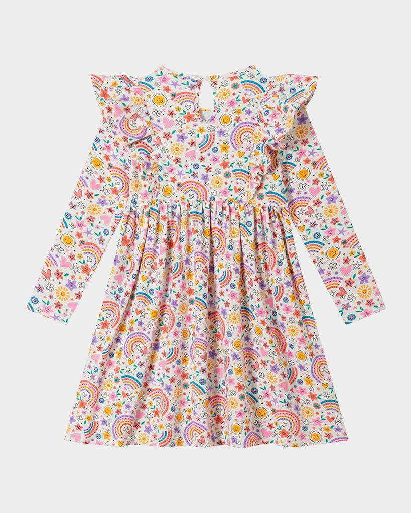 商品Andy & Evan|Girl's Printed Jersey Dress, Size 2T-6X,价格¥433,第4张图片详细描述