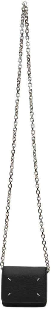 商品MAISON MARGIELA|Black Small Chain Wallet,价格¥5140,第4张图片详细描述