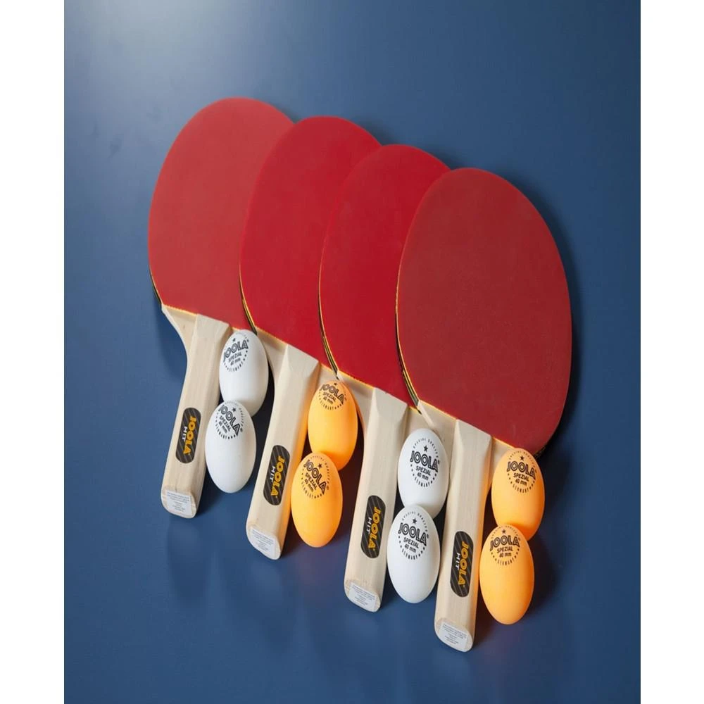 商品JOOLA|Hit Table Tennis Set Includes 4 Hit Rackets, 8 Balls Carrying Case,价格¥426,第2张图片详细描述