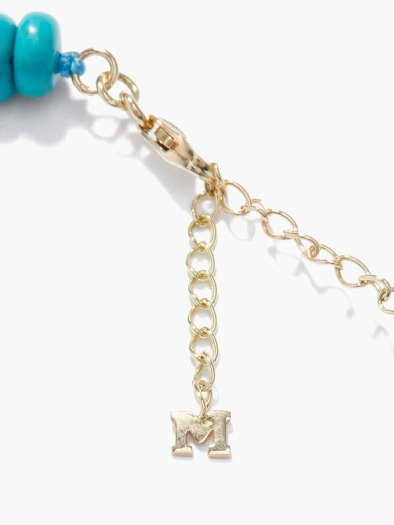 商品MATEO|Diamond, turquoise & 14kt gold necklace,价格¥17445,第4张图片详细描述