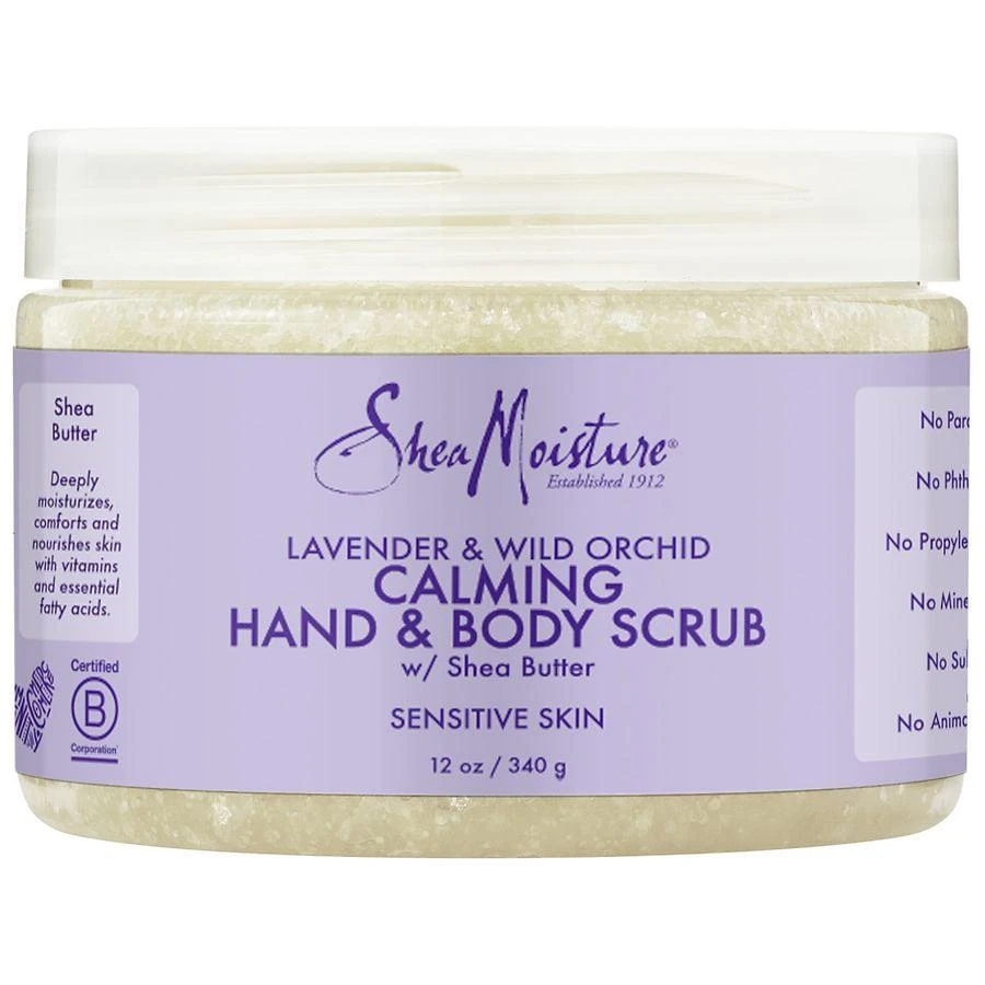 商品SheaMoisture|Calming Hand and Body Scrub Lavender and Wild Orchid,价格¥90,第1张图片