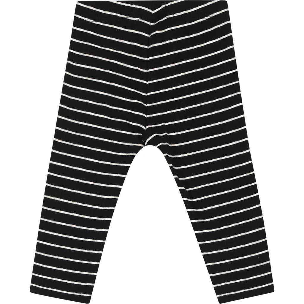 商品Calvin Klein|Black Leggings For Babies With Logo,价格¥505,第2张图片详细描述