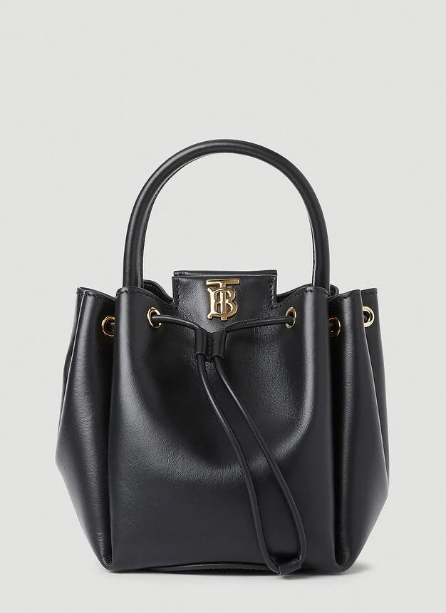 商品Burberry|Peony Bucket Bag in Black,价格¥10374,第1张图片