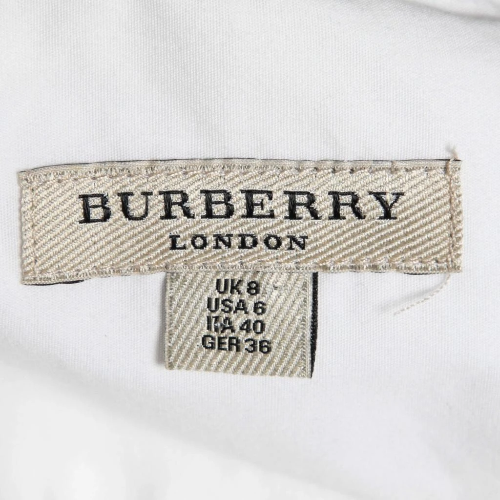 商品[二手商品] Burberry|Burberry White Cotton Button Front Shirt S,价格¥907,第4张图片详细描述