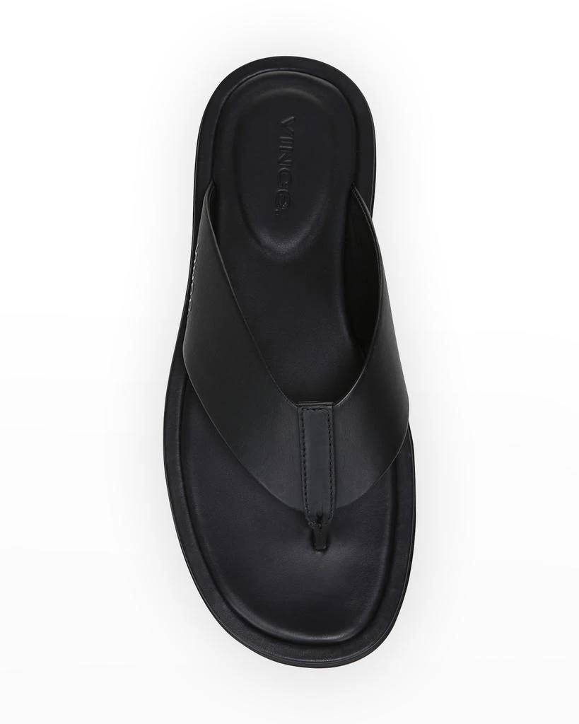 商品Vince|Men's Dean 2 Leather Flip Flops,价格¥588,第2张图片详细描述