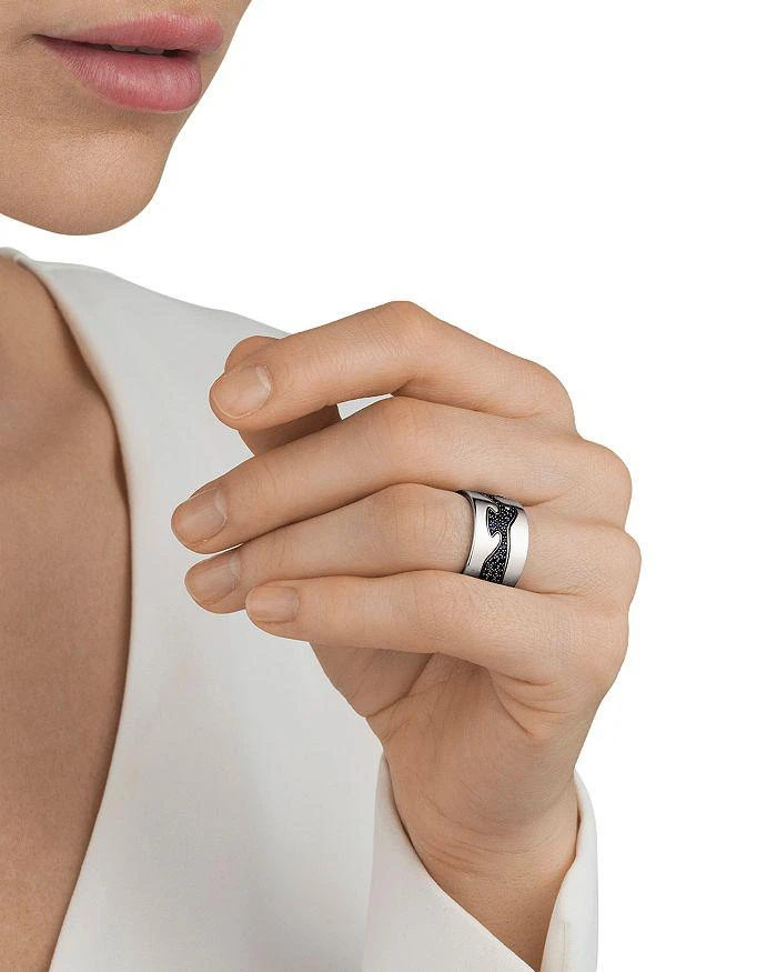 18K White Gold Fusion Blue Sapphire Cloud Centre Ring 商品
