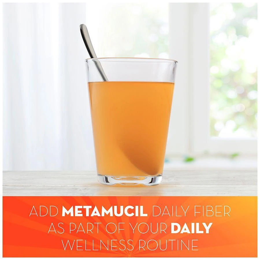 商品Metamucil|Metamucil Fiber Powder, Sugar-Free with Stevia, Orange Flavor, 114 Servings,价格¥291,第4张图片详细描述