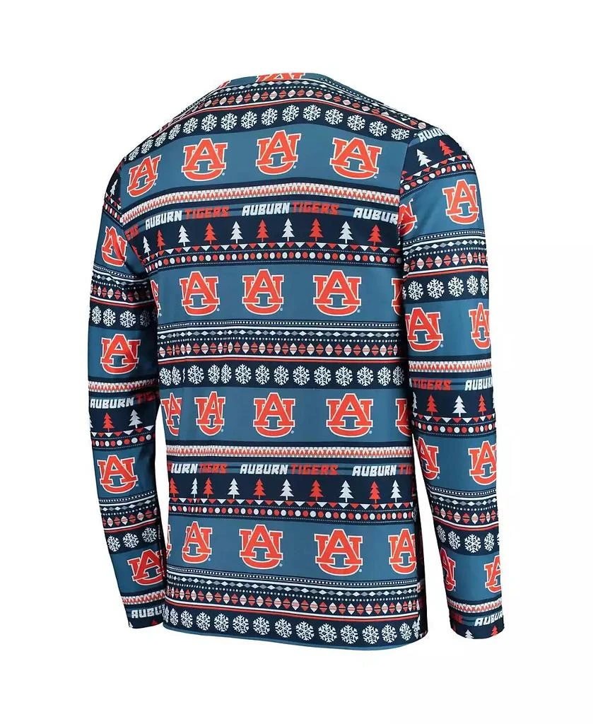商品Concepts Sport|Men's Navy Auburn Tigers Ugly Sweater Knit Long Sleeve Top and Pant Set,价格¥359,第3张图片详细描述