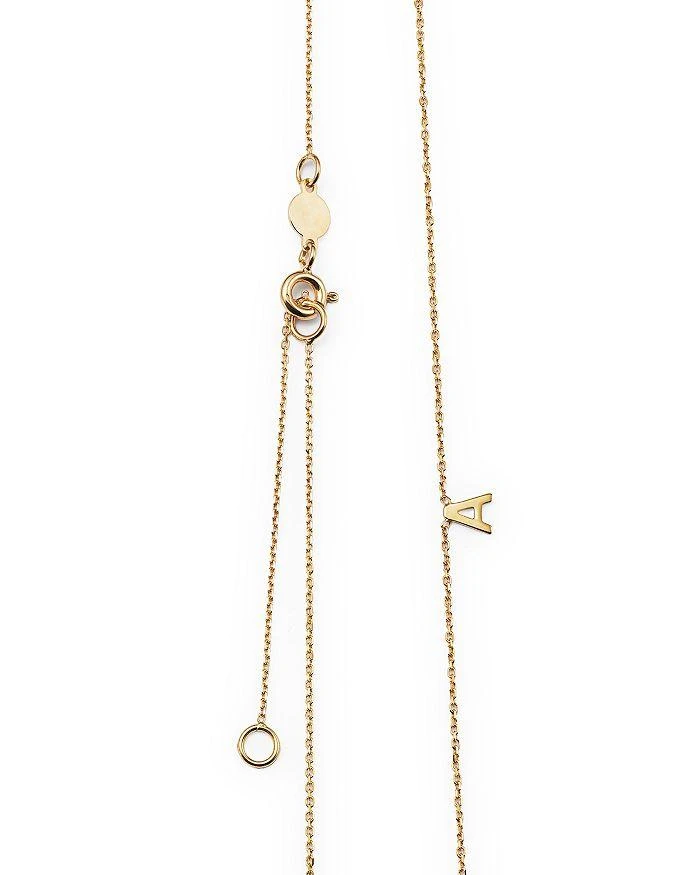 商品Moon & Meadow|14K Yellow Gold Initial Pendant Necklace, 16",价格¥2345,第3张图片详细描述