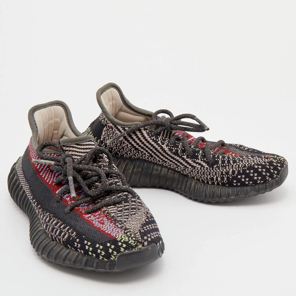 商品[二手商品] YEEZY|Yeezy x Adidas Multicolor Knit Fabric Boost 350 V2 Yecheil (Non-Reflective) Sneakers Size 36 2/3,价格¥1694,第4张图片详细描述