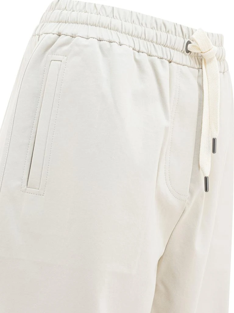 商品Brunello Cucinelli|Trousers White,价格¥5775,第4张图片详细描述