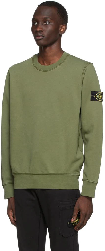 商品Stone Island|Green Classic Sweatshirt,价格¥1527,第4张图片详细描述