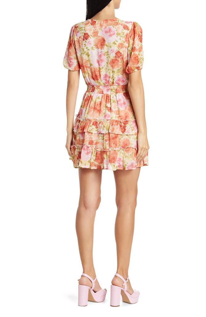 商品Lush|Flutter Sleeve Tiered Ruffle Dress,价格¥298,第4张图片详细描述