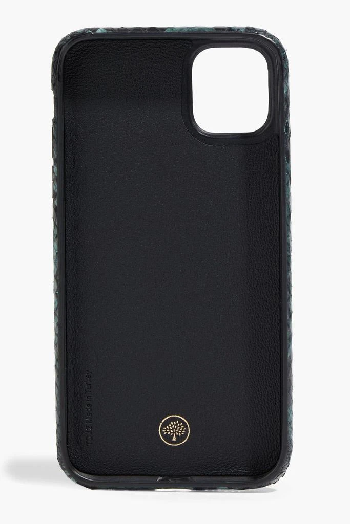 商品Mulberry|Smooth and python-effect leather iPhone XI case,价格¥1489,第3张图片详细描述