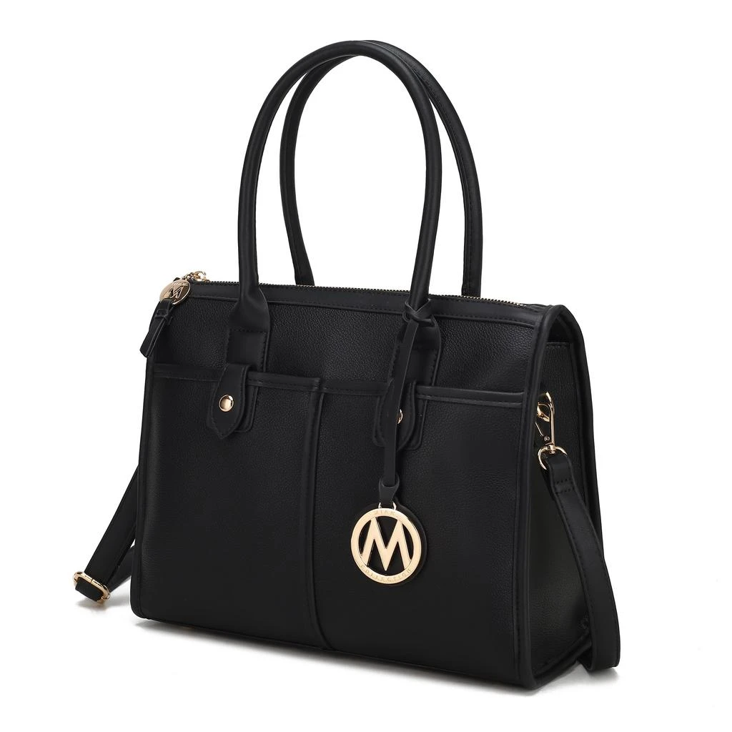 Livia Vegan Leather Satchel Handbag 商品