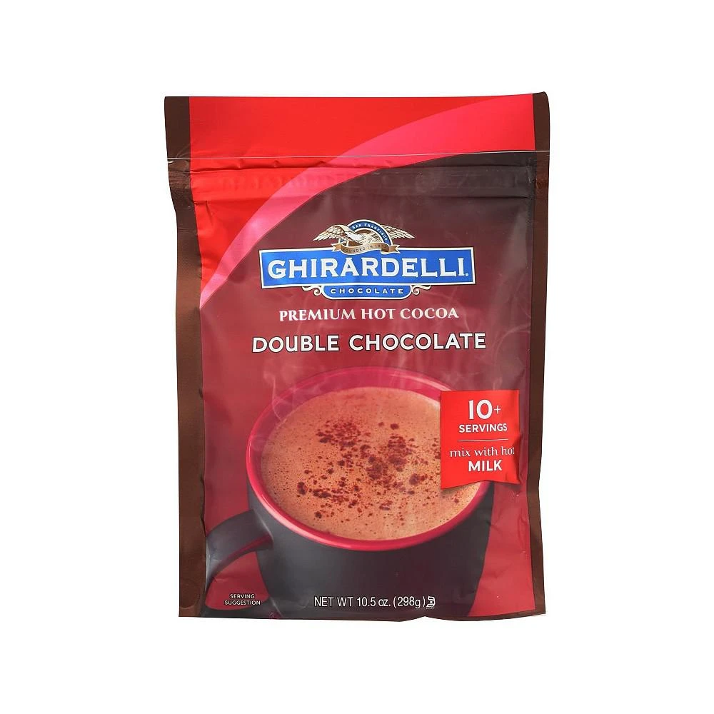 商品Ghirardelli Nature's|Ghirardelli Hot Cocoa - Premium - Double Chocolate - 10.5 oz - case of 6,价格¥368,第1张图片