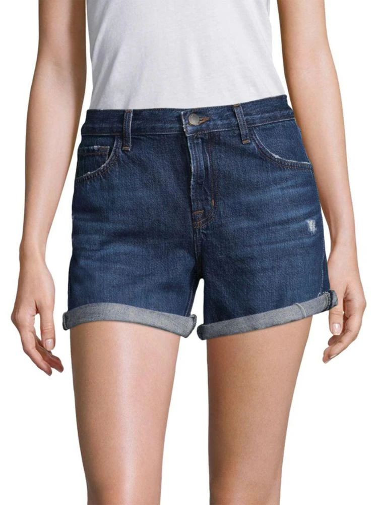 商品J Brand|Johnny Rolled Cuff Denim Shorts,价格¥441,第1张图片