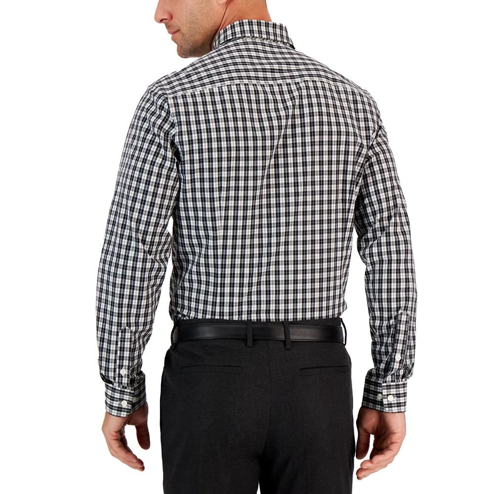 商品Club Room|Men's Moral Slim-Fit Plaid Button-Down Performance Dress Shirt, Created for Macy's,价格¥191,第2张图片详细描述