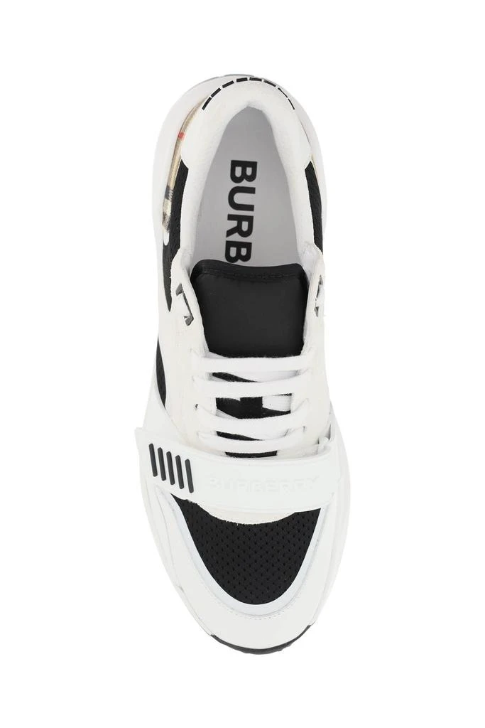 商品Burberry|Burberry fabric and leather sneakers,价格¥3262,第2张图片详细描述