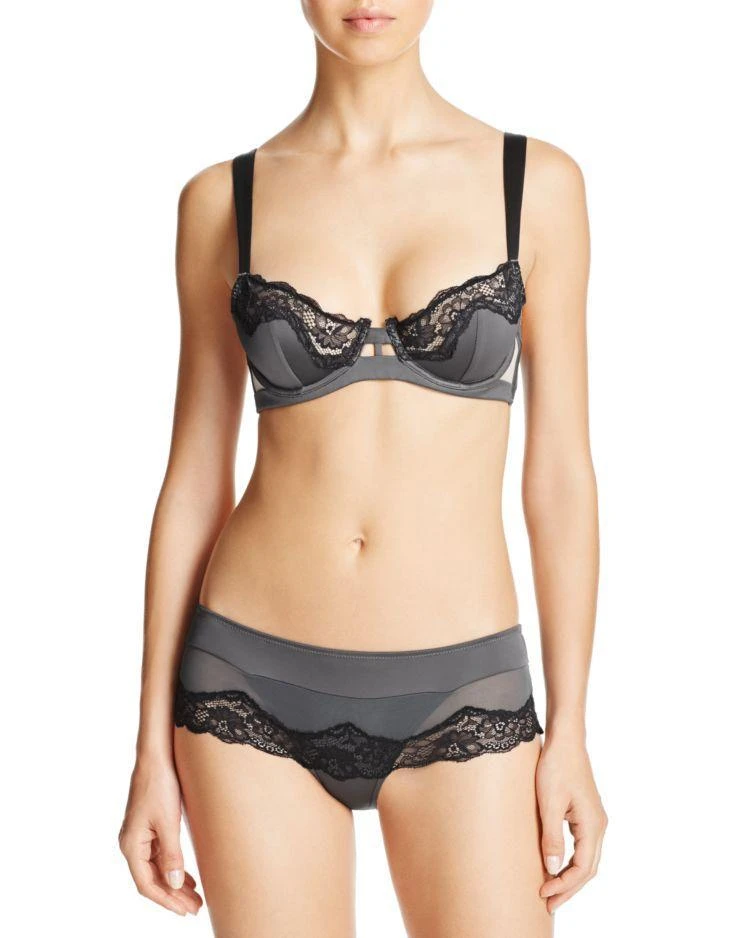 商品Unveiled By Felina|Entre Doux Unlined Underwire Demi Bra,价格¥304,第3张图片详细描述